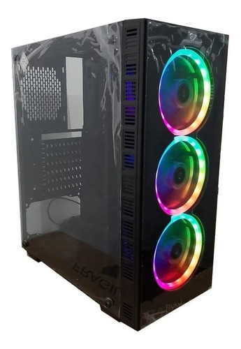 Imagen 1 de 8 de Gabinete Gamer Essenses X-treme Bze-30 Rgb 3 Cooler Rgb