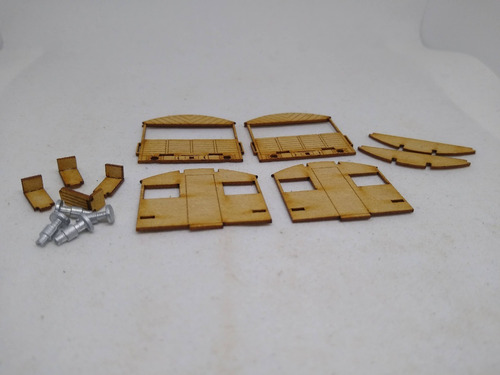 Imagen 2 de 5 de Nico Furgon De Cola Del Urquiza Kit Fibrofacil H0 (mnt 34)