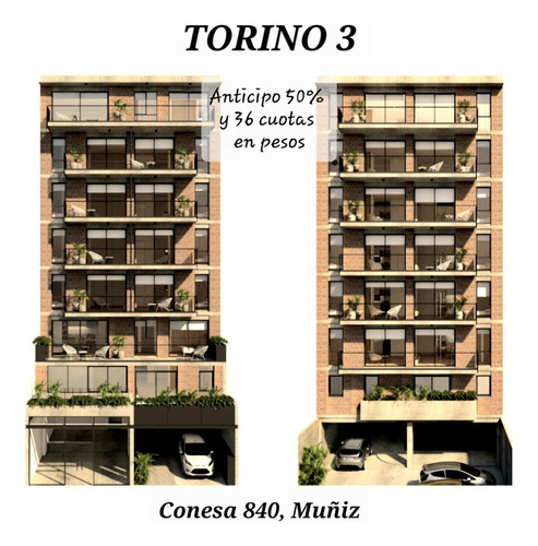 Departamento De Pozo Torino 3, 52m2 (semipiso)