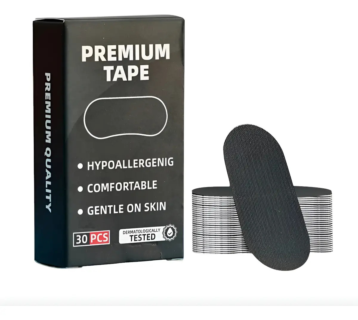 Tiras Bucales Desechables Anti Ronquidos 30pcs Cinta KEAN Bucal para Dormir Especialmente Diseñada, Suave y Transpirable, Cinta Bucal para Dormir para Mejorar la Respiración Nasal 