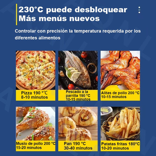 25l Horno Multifuncional Freidora De Freidora De Aire 1600 W