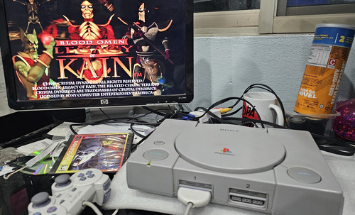Consola Ps1 Fat Gris Mod 9001 Gran Turismo Y Mas Gris (Usado)
