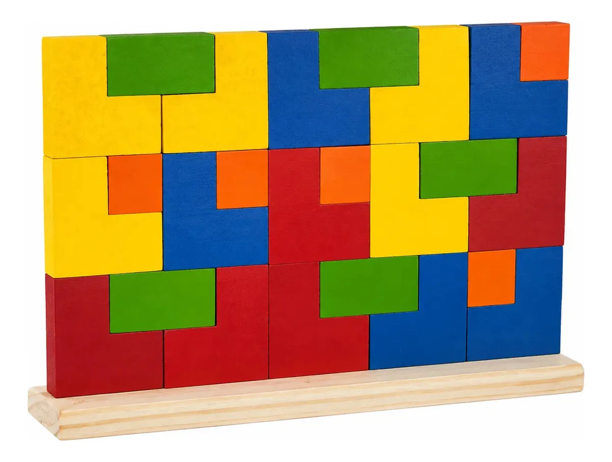 Brinquedos Educativos - Blocos De Encaixe 25 Peças