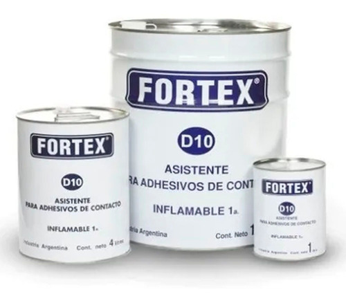 Diluyente Asistente D10 Para Cemento Contacto X 4lt Fortex
