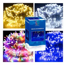 Comprar Serie Navideña 300 Focos Led 15m Multicolor\u002Ffrio\u002Fcálido\u002Fazul Color de las luces Multicolor