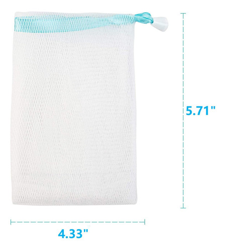 Auear 20 Bolsas Malla Exfoliante De Jabón,colores Variados