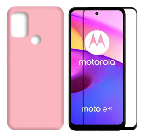 Estuche Silicone Case Compatible Con Motorola Moto E40