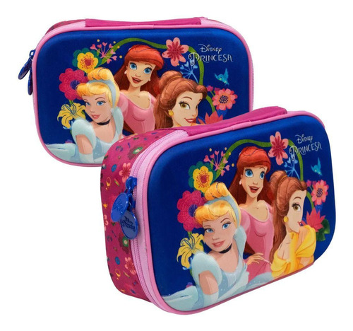 Estojo 3d Box Princesas Se 10966 Escolar Disney - Xeryus