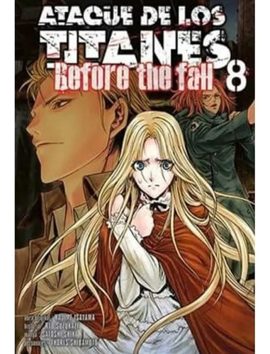 Manga Panini Ataque De Los Titanes Before The Fall N.8 