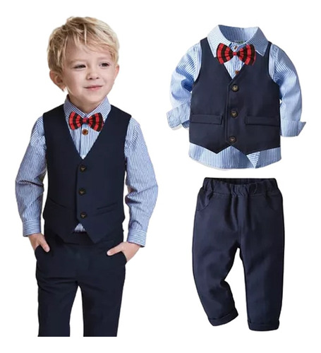 Conjunto De Vestir De Traje Formal Infantil De 4 Piezas