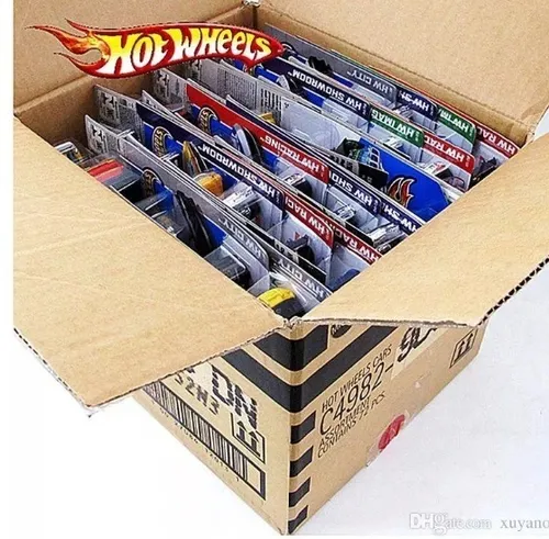 Caja Carros Hot Wheels 72 Unid Sorpresa Pi ata Entrega Ya