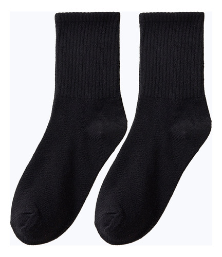 5 Pares De Calcetines Cortos Unisex A Rayas Lisas En Blanco