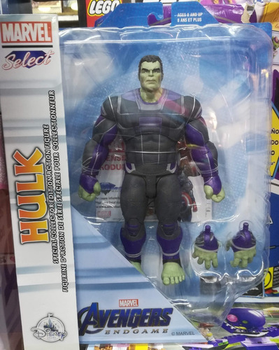 Figura De Smart Hulk Avengers Endgame Marvel Select (Usado)