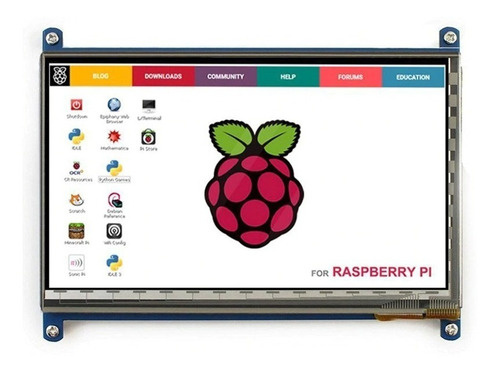 Display Touch 7 Pulgadas Raspberry Pi 3b 3b+ Cdmx Electróni