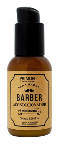 Primont Barber Acondicionador De Barba Sin Enjuague 60ml