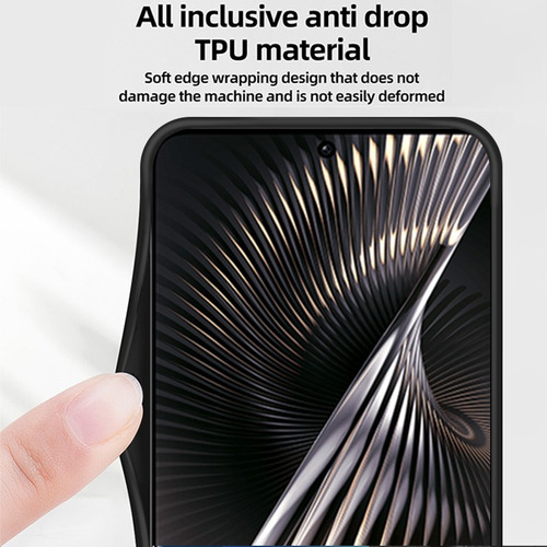 Zt For Xiaomi Poco F6 5g Matte Pu Back Case Magnetic Mount