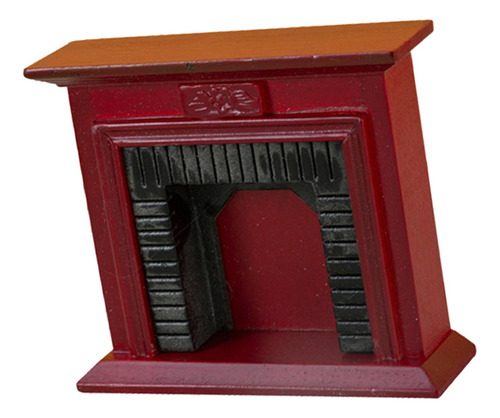 Nuevo 1/12 Mini Chimenea Diy Escena En Miniatura Modelo .