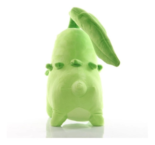 Imagen 5 de 6 de Peluche Chikorita Pokémon Original Detallado 20cm Calidad