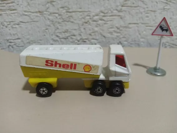 Matchbox Lesney# 63 Escala Trailer Pipa Shell Antiguo