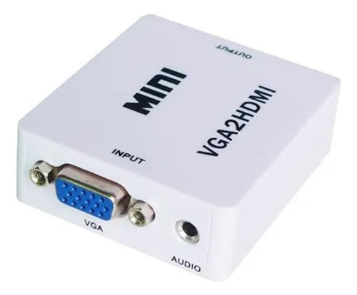 Convertidor / Adaptador Vga A Hdmi + Audio - Pc Y Portátiles