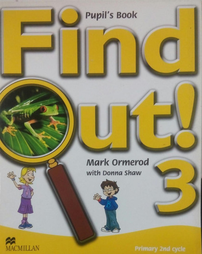 Find Out 3 Pupil's Book Primary 2nd Cycle