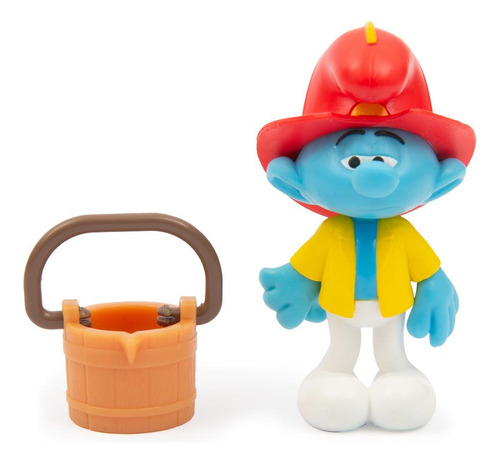 Pitufos Camión De Bomberos Con Figura Personaje Bombero