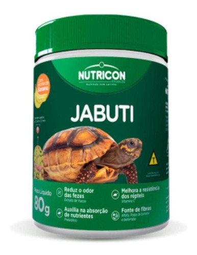 Ração Nutricon Para Jabuti 80 Gr