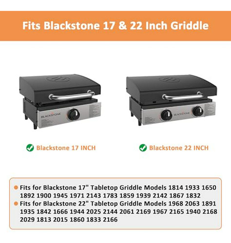 Regulador De Gas Para Parrilla Blackstone 17 Y 22 Portátil