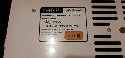 Caloventor Enxuta Ar Quente Usado Funciona Perfectamente Blanco (Usado)