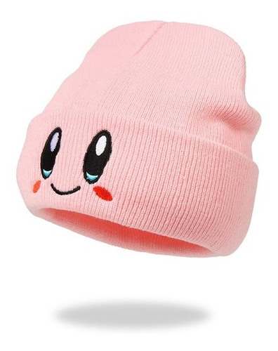 Gorro Invierno - Nintendo - Kirby - Rosa - Ojos - Videojuego