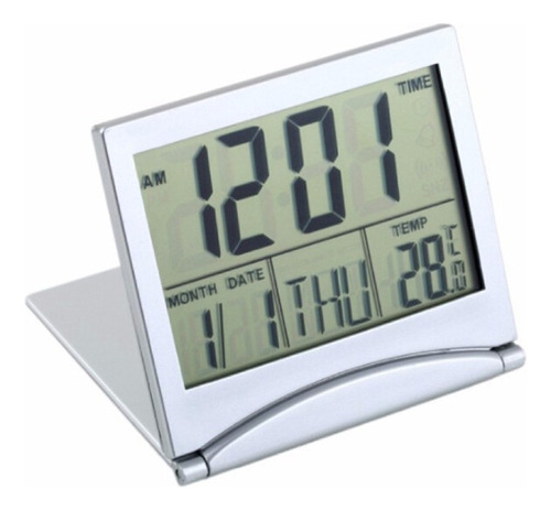 Sbd Reloj Despertador Digital Plegable Con Pantalla Lcd