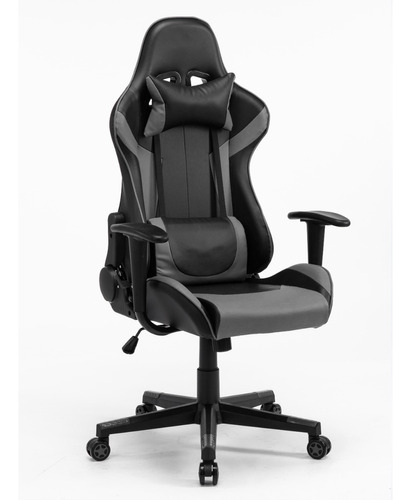 Silla Gamer Esports Sillon Butaca Pro Pc Reclinable Oficina Color Gris