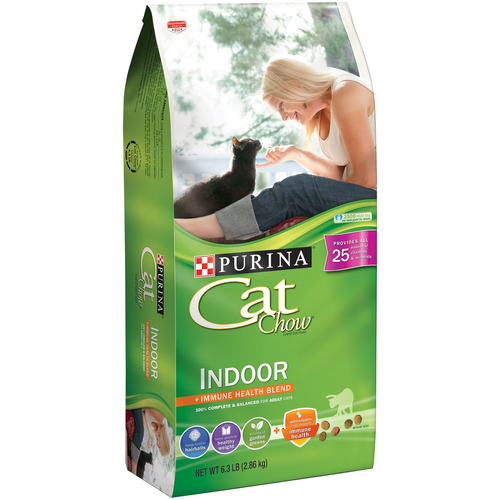 Purina Cat Chow Gato De Interior De Los Alimentos 6.3 Lb.