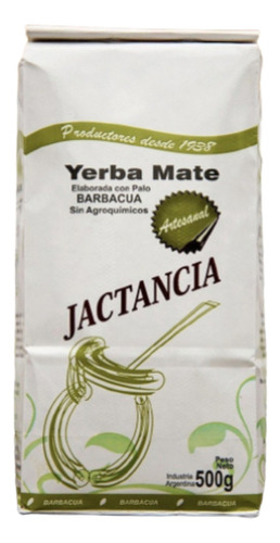 Yerba mate Jactancia Barbacuá en bolsa 500 g