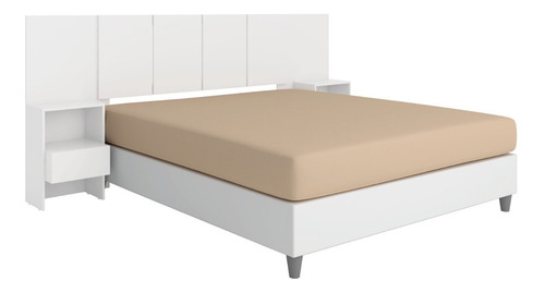 Respaldo Cabecera Mesas De Luz Sommier Colchon Dormitorio