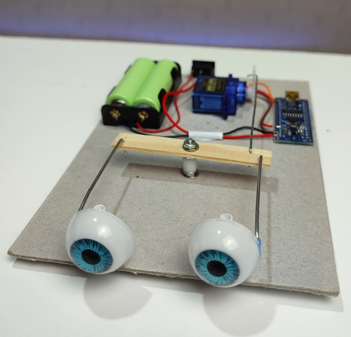 Olhos Do Robô Animatronic Diy - Kit Arduino De Robótica