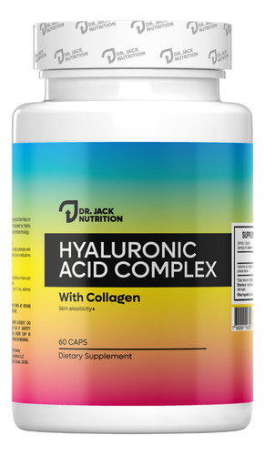 Complejo Acido Hialuronico - 60 Capsulas | Dr Jack Nutrition Sabor Sin Sabor