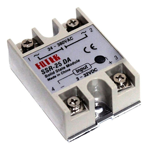 Modulo Ssr-25da Relevador De Estado Solido 25a Relay 3-32vdc