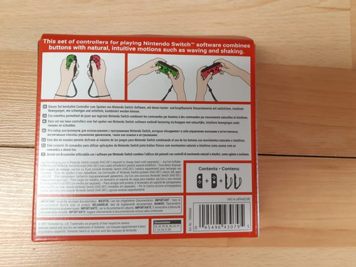 Set de control joystick inalámbrico Nintendo Switch Joy-Con (L)/(R) rosa neón y verde neón