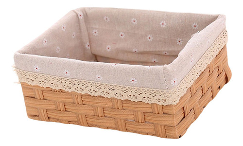 Cesta De Almacenamiento Imitación De Mimbre Cesta S