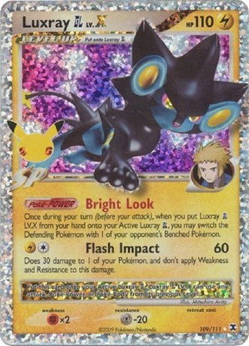 Luxray Gl Lv.x 109/111 Ultra Raro (colección Clásica) Pokemo