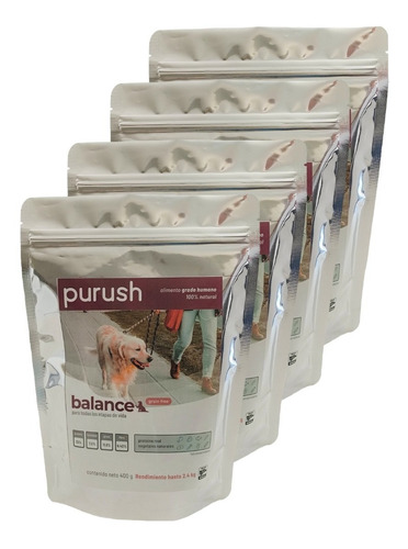 Purush Balance Alimento Deshidratado 1.6k. Rendimiento 9.6k