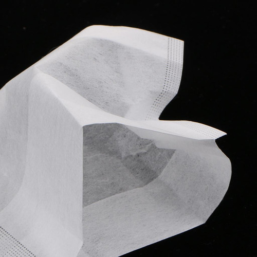 100pcs Bolsas De Té Desechable Bricolaje Plegado 6.5x7cm