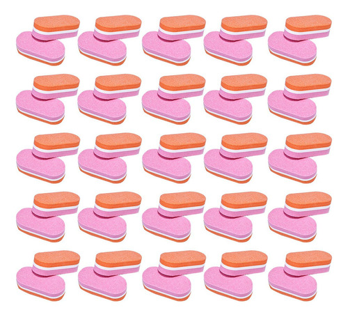 Mini Limas Y Pulidores Para Uñas, 50 Uds., Uso En Salón De