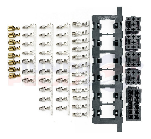 Barra Fusiveis E Reles Universal Fueltech Pandoo C/ Terminal