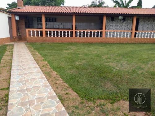 Chácara Com 3 Dormitórios À Venda, 1030 M² Por R$ 550.000,00 - Residencial Alvorada - Araçoiaba Da Serra/sp - Ch0011