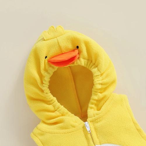Ropa Infantil De Halloween: Conjunto Pato Polar + Calcetines