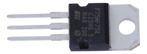 5pcs Mosfet N De Potencia P75nf75 80a Paquete De 75v