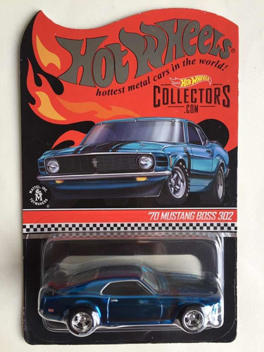 Ford Mustang Boss 302 Hot Wheels Mattel Rlc Red Line Club