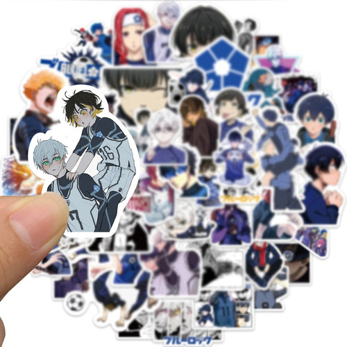 50pcs Football Sport Cartoon Anime Blue Lock Sticker For Who